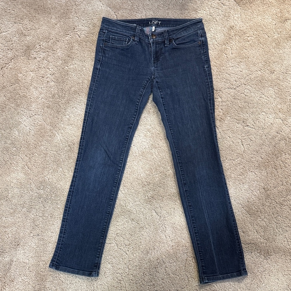 Ann Taylor loft modern straight jeans